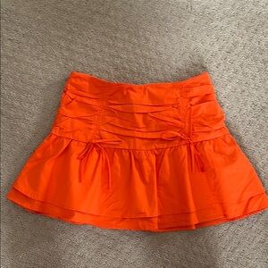 Vibrant Orange Skirt
